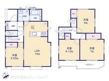 【千葉県/船橋市三山】船橋市三山6丁目 新築一戸建て 間取り図