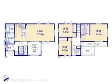 【千葉県/船橋市咲が丘】船橋市咲が丘2丁目 新築一戸建て 間取り図