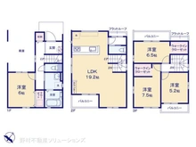 【千葉県/船橋市前原西】船橋市前原西5丁目 新築一戸建て 間取り図