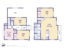 【千葉県/船橋市七林町】船橋市七林町 新築一戸建て 間取り図