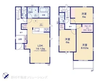 【千葉県/船橋市咲が丘】船橋市咲が丘3丁目 新築一戸建て 間取り図