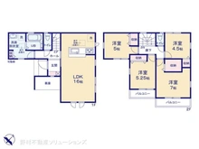 【千葉県/船橋市芝山】船橋市芝山6丁目 新築一戸建て 間取り図