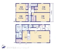 【千葉県/船橋市咲が丘】船橋市咲が丘4丁目 新築一戸建て 間取り図