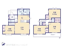 【千葉県/船橋市三山】船橋市三山3丁目 新築一戸建て 間取り図