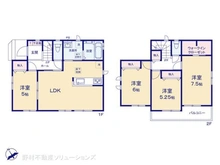 【千葉県/船橋市三山】船橋市三山3丁目 新築一戸建て 間取り図