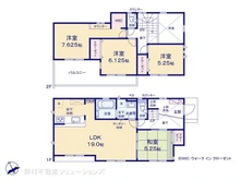 【千葉県/船橋市三山】船橋市三山4丁目 新築一戸建て 間取り図