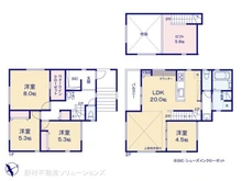 【千葉県/船橋市高根台】船橋市高根台6丁目 新築一戸建て 間取り図