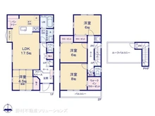 【千葉県/船橋市旭町】船橋市旭町1丁目 新築一戸建て 間取り図