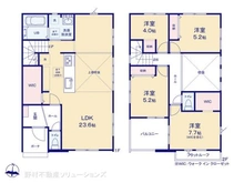 【千葉県/船橋市習志野】船橋市習志野2丁目 新築一戸建て 間取り図
