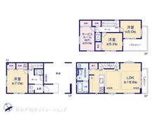 【千葉県/船橋市南本町】船橋市南本町 新築一戸建て 間取り図