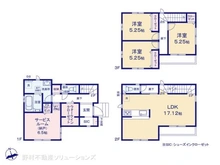 【千葉県/船橋市栄町】船橋市栄町1丁目 新築一戸建て 間取り図