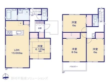 【千葉県/船橋市二和西】船橋市二和西5丁目 新築一戸建て 間取り図