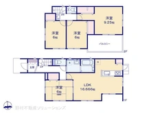 【千葉県/船橋市二和西】船橋市二和西5丁目 新築一戸建て 間取り図