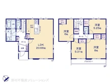 【千葉県/船橋市高根台】船橋市高根台6丁目 新築一戸建て 間取り図