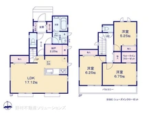 【千葉県/船橋市丸山】船橋市丸山3丁目 新築一戸建て 間取り図