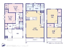 【千葉県/船橋市北本町】船橋市北本町2丁目 新築一戸建て 間取り図