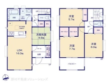 【千葉県/船橋市習志野台】船橋市習志野台2丁目 新築一戸建て 間取り図