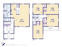 【千葉県/船橋市飯山満町】船橋市飯山満町3丁目 新築一戸建て 間取り図
