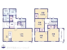 【千葉県/船橋市三山】船橋市三山9丁目 新築一戸建て 間取り図