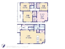 【千葉県/船橋市田喜野井】船橋市田喜野井4丁目 新築一戸建て 間取り図