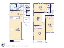 【千葉県/船橋市前原西】船橋市前原西6丁目 新築一戸建て 間取り図