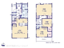 【千葉県/船橋市習志野台】船橋市習志野台6丁目 新築一戸建て 間取り図