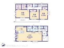 【千葉県/船橋市小室町】船橋市小室町 新築一戸建て 間取り図