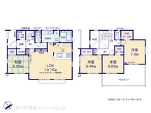 【千葉県/船橋市夏見台】船橋市夏見台3丁目 新築一戸建て 間取り図