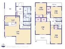 【千葉県/船橋市大穴北】船橋市大穴北1丁目 新築一戸建て 間取り図