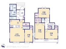 【千葉県/船橋市習志野台】船橋市習志野台4丁目 新築一戸建て 間取り図