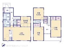 【千葉県/船橋市松が丘】船橋市松が丘1丁目 新築一戸建て 間取り図