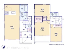 【千葉県/船橋市松が丘】船橋市松が丘1丁目 新築一戸建て 間取り図