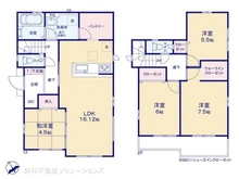 【千葉県/船橋市松が丘】船橋市松が丘1丁目 新築一戸建て 間取り図
