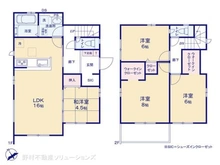 【千葉県/船橋市松が丘】船橋市松が丘1丁目 新築一戸建て 間取り図