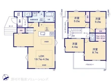 【千葉県/船橋市高根台】船橋市高根台3丁目 新築一戸建て 間取り図