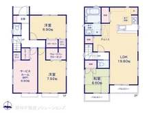 【千葉県/船橋市南三咲】船橋市南三咲3丁目 新築一戸建て 間取り図