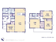 【千葉県/船橋市三咲】船橋市三咲7丁目 新築一戸建て 間取り図