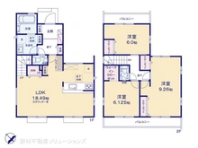 【千葉県/船橋市八木が谷】船橋市八木が谷2丁目 新築一戸建て 間取り図