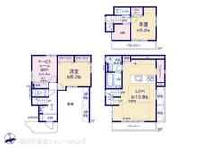 【千葉県/船橋市夏見】船橋市夏見3丁目 新築一戸建て 間取り図