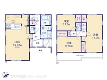 【千葉県/船橋市三山】船橋市三山1丁目 新築一戸建て 間取り図