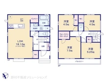 【千葉県/船橋市新高根】船橋市新高根6丁目 新築一戸建て 間取り図