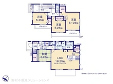 【千葉県/船橋市八木が谷】船橋市八木が谷3丁目 新築一戸建て 間取り図