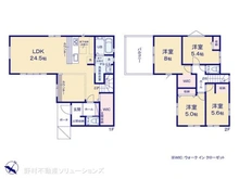 【千葉県/船橋市高野台】船橋市高野台3丁目 新築一戸建て 間取り図