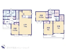 【千葉県/船橋市八木が谷】船橋市八木が谷1丁目 新築一戸建て 間取り図