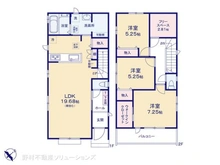 【千葉県/船橋市八木が谷】船橋市八木が谷1丁目 新築一戸建て 間取り図