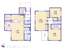 【千葉県/船橋市旭町】船橋市旭町1丁目 新築一戸建て 間取り図