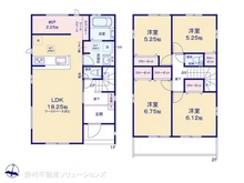 【千葉県/船橋市三咲】船橋市三咲9丁目 新築一戸建て 間取り図