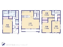 【千葉県/船橋市海神】船橋市海神6丁目 新築一戸建て 間取り図