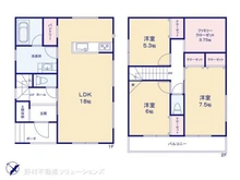 【千葉県/船橋市東船橋】船橋市東船橋1丁目 新築一戸建て 間取り図