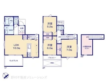 【千葉県/船橋市田喜野井】船橋市田喜野井1丁目 新築一戸建て 間取り図